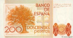 200 Pesetas SPAIN  1980 P.156 UNC
