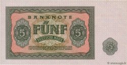 5 Deutsche Mark DEUTSCHE DEMOKRATISCHE REPUBLIK  1955 P.17 ST