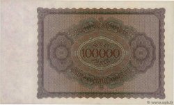 100000 Mark GERMANY  1923 P.083a AU