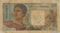 20 Francs NOUVELLE CALÉDONIE  1954 P.50b pr.TB