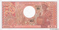 500 Francs CIAD  1984 P.06 AU