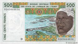 500 Francs STATI AMERICANI AFRICANI  1992 P.410Db SPL