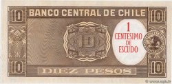 1 Centesimo sur 10 Pesos CHILE
  1960 P.125 SC