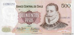 500 Pesos CHILI  1991 P.153c NEUF