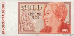 5000 Pesos CHILE  1989 P.155b XF