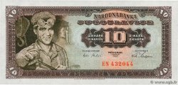 10 Dinara YUGOSLAVIA  1965 P.078a UNC