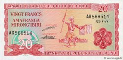 20 Francs BURUNDI  1979 P.27a FDC