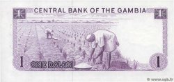 1 Dalasi GAMBIA  1971 P.04f UNC