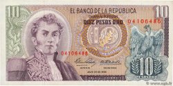 10 Pesos Oro COLOMBIA  1963 P.407a SPL