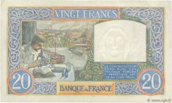 20 Francs TRAVAIL ET SCIENCE FRANCIA  1942 F.12.21 MBC+