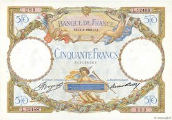 50 Francs LUC OLIVIER MERSON type modifié FRANCE  1933 F.16.04 XF