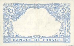 5 Francs BLEU FRANCIA  1915 F.02.32 EBC