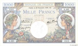 1000 Francs COMMERCE ET INDUSTRIE FRANCE  1940 F.39.02 UNC