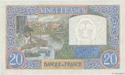 20 Francs TRAVAIL ET SCIENCE FRANKREICH  1940 F.12.11 VZ+