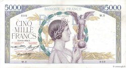 5000 Francs VICTOIRE FRANCIA  1934 F.44.01 q.BB