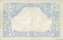 5 Francs BLEU FRANKREICH  1917 F.02.48 fVZ