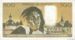 500 Francs PASCAL FRANCE  1968 F.71.02 VF