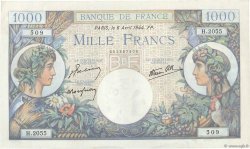 1000 Francs COMMERCE ET INDUSTRIE FRANCE  1944 F.39.05 SUP+