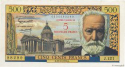 5 NF sur 500 Francs Victor HUGO FRANCE  1959 F.52.02 TTB+