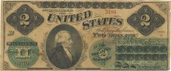 2 Dollars VEREINIGTE STAATEN VON AMERIKA  1862 P.129 fS