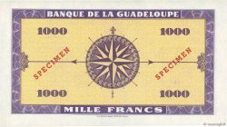 1000 Francs Karukera petit format Spécimen GUADELOUPE  1942 P.26As UNC