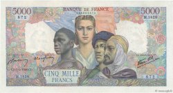 5000 Francs EMPIRE FRANÇAIS FRANCIA  1946 F.47.50 EBC