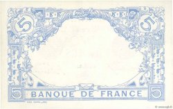 5 Francs BLEU FRANCIA  1915 F.02.32 EBC