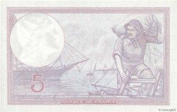 5 Francs FEMME CASQUÉE modifié FRANCE  1939 F.04.14 UNC