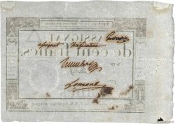 100 Francs Vérificateur FRANCIA  1795 Ass.48v SPL