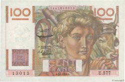 100 Francs JEUNE PAYSAN FRANCIA  1954 F.28.41 SC