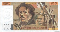 100 Francs DELACROIX modifié FRANCE  1978 F.69.01b pr.NEUF