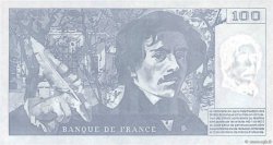 100 Francs DELACROIX 442-1 & 442-2 Fauté FRANCE  1994 F.69ter.01b NEUF