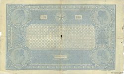 100 Francs type 1862 - Bleu à indices Noirs FRANKREICH  1881 F.A39.17 S