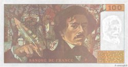 100 Francs DELACROIX imprimé en continu FRANCIA  1990 F.69bis.01bG EBC+