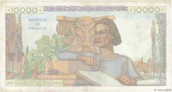 10000 Francs GÉNIE FRANÇAIS FRANKREICH  1950 F.50.38 SS