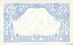 5 Francs BLEU FRANCIA  1912 F.02.10 EBC