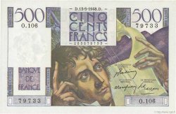500 Francs CHATEAUBRIAND FRANCE  1948 F.34.08