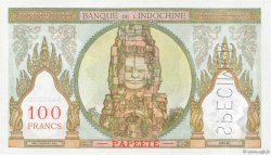 100 Francs Spécimen TAHITI  1956 P.14cS SC+