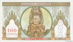 100 Francs Spécimen TAHITI  1956 P.14cS q.FDC
