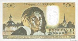 500 Francs PASCAL FRANCE  1968 F.71.01 AU-