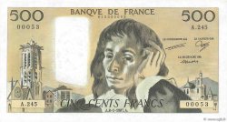 500 Francs PASCAL Petit numéro FRANCE  1987 F.71.35 UNC-