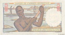 5 Francs FRENCH WEST AFRICA  1943 P.36 XF