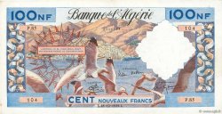100 Nouveaux Francs ALGERIA  1959 P.121a
