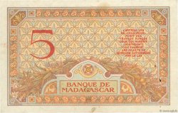 5 Francs MADAGASCAR  1926 P.035 XF