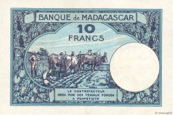 10 Francs MADAGASKAR  1937 P.036 VZ+