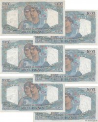 1000 Francs MINERVE ET HERCULE Consécutifs FRANCE  1949 F.41.26