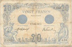 20 Francs BLEU FRANCE  1913 F.10.03 F