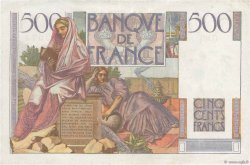 500 Francs CHATEAUBRIAND FRANKREICH  1947 F.34.07 SS to VZ
