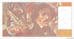100 Francs DELACROIX imprimé en continu FRANCIA  1990 F.69bis.01a SC+