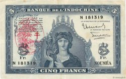 5 Francs NUEVAS HÉBRIDAS  1945 P.05 MBC+